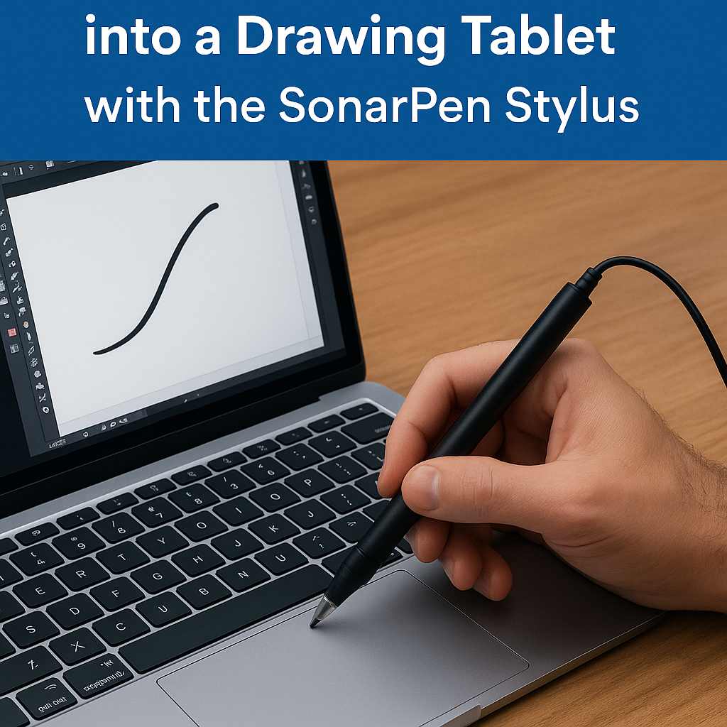 Drawing Tablet with the SonarPen Stylus​