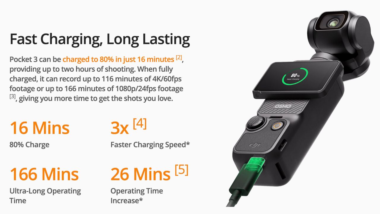 DJI Osmo Pocket Fast Charging