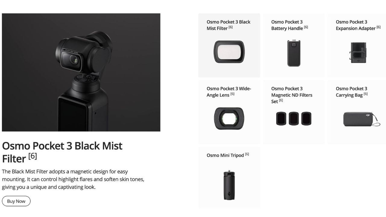 DJI Osmo Pocket Filter