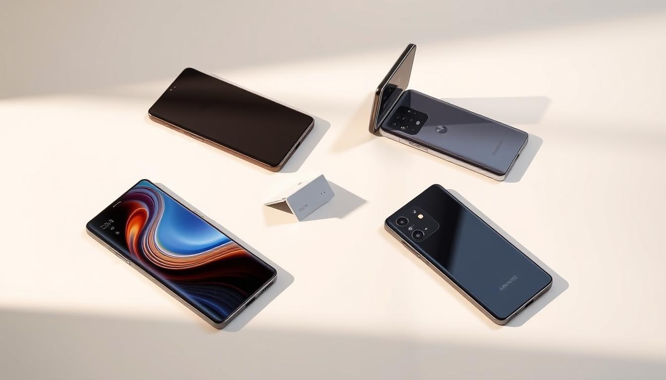 Latest smartphone releases May 2025 featuring Samsung Galaxy S25 Edge, Motorola Razr Ultra, and Oppo A5 series